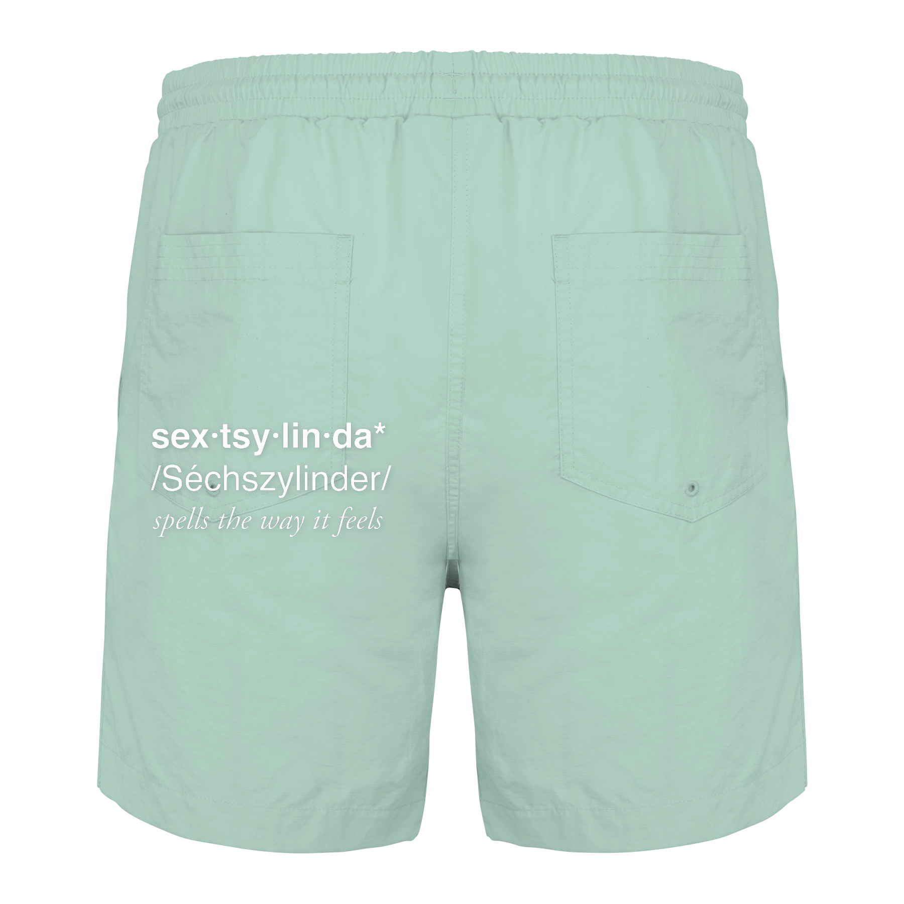 Swim Shorts Brook Green Rückseite