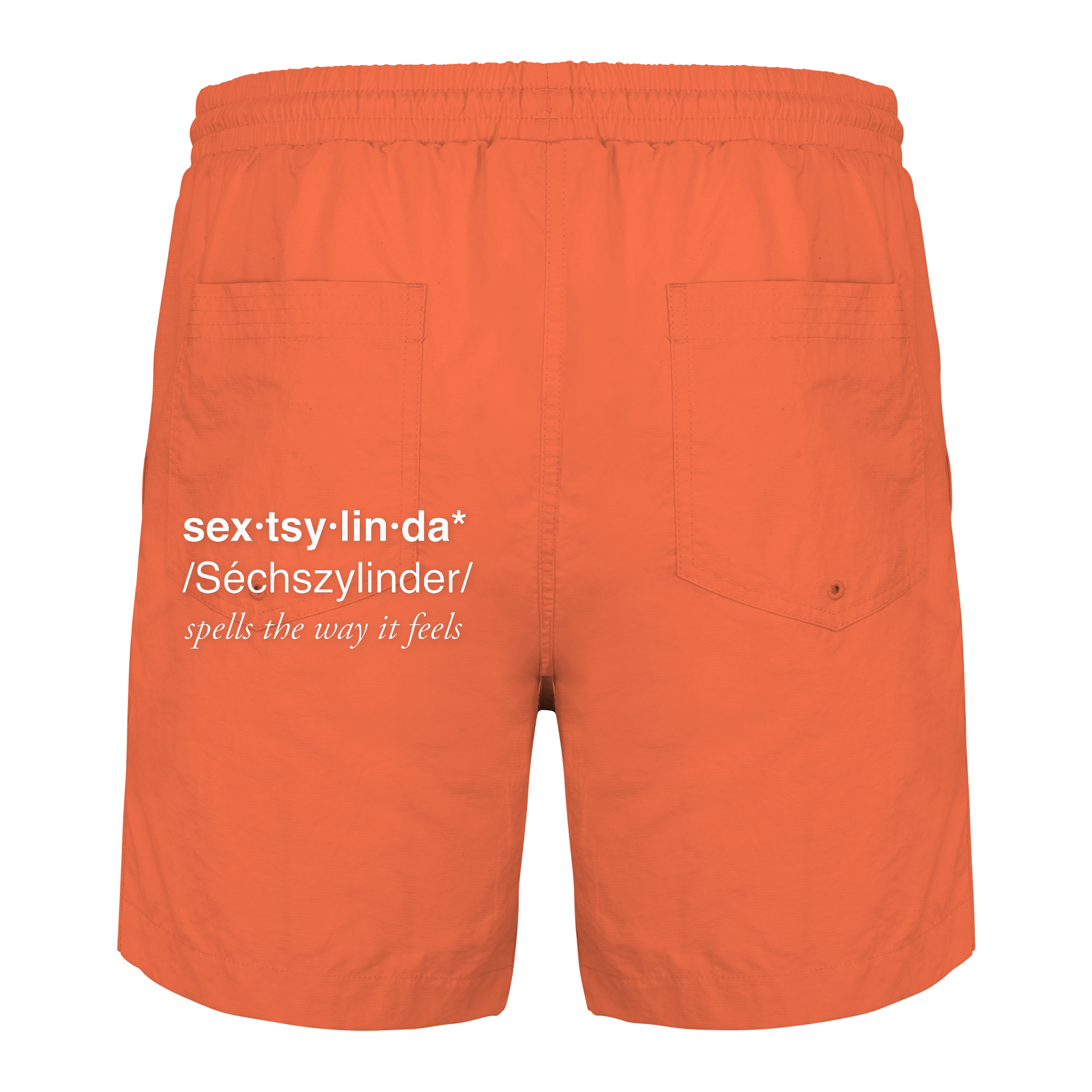 Swim Shorts Paprika Rückseite