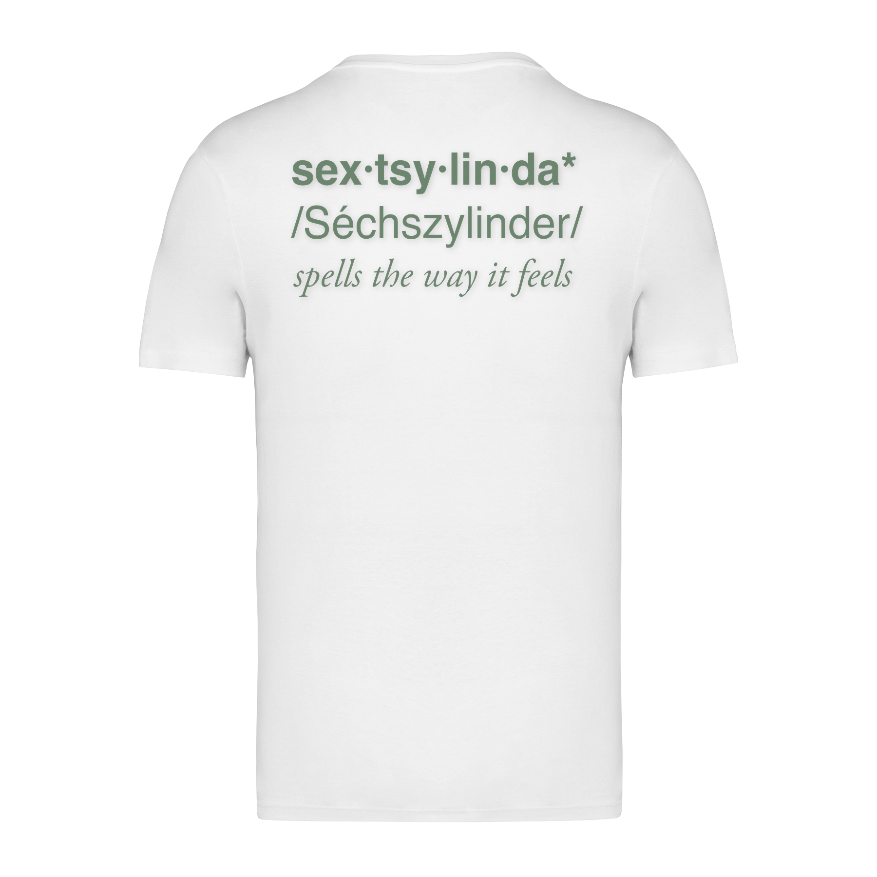 Sextsylinda Green White Rückseite