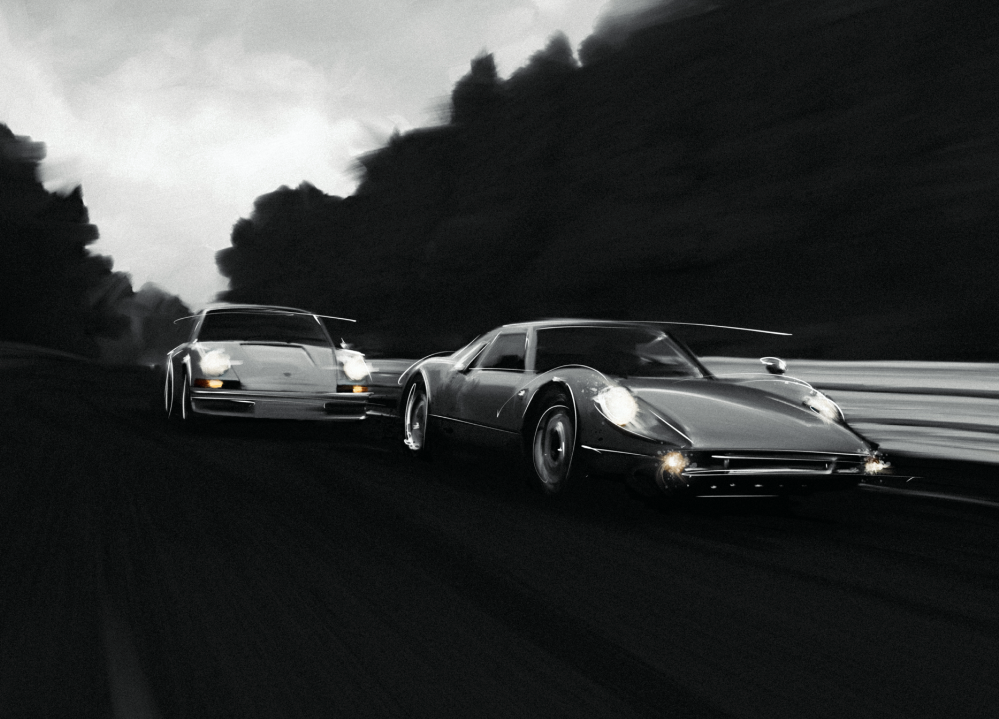 Porsche 904 Carrera GTS + 2.7 Carrera RS