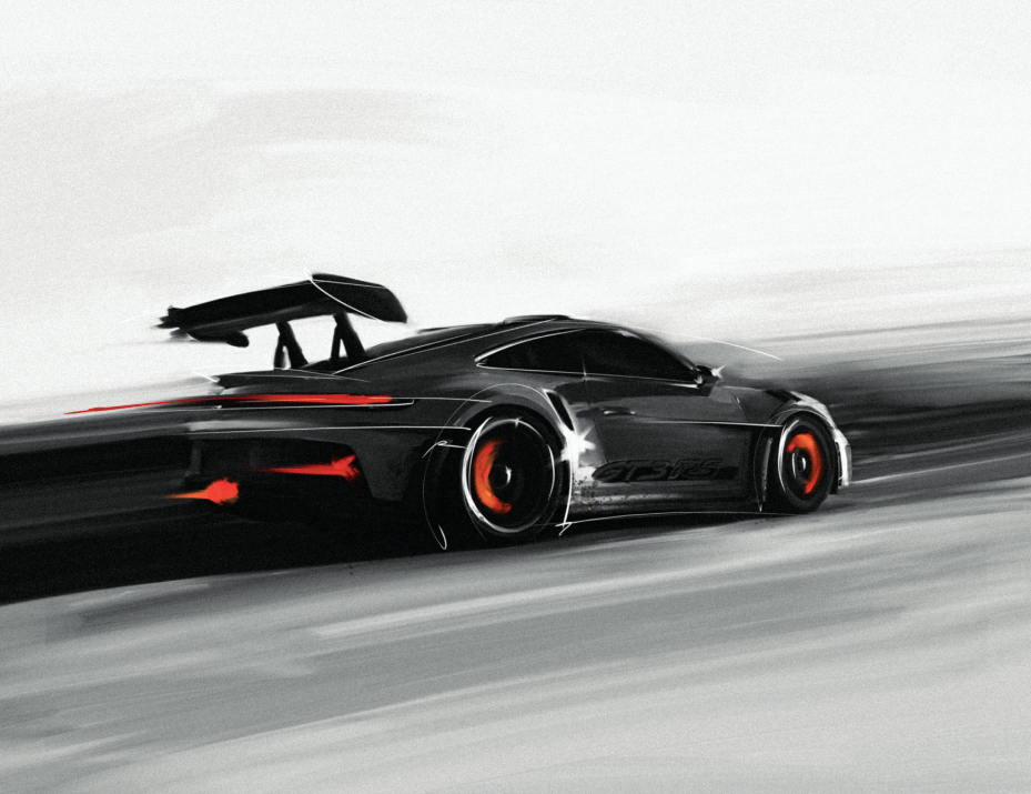 Porsche 911 992.1 GT3 RS Artprint