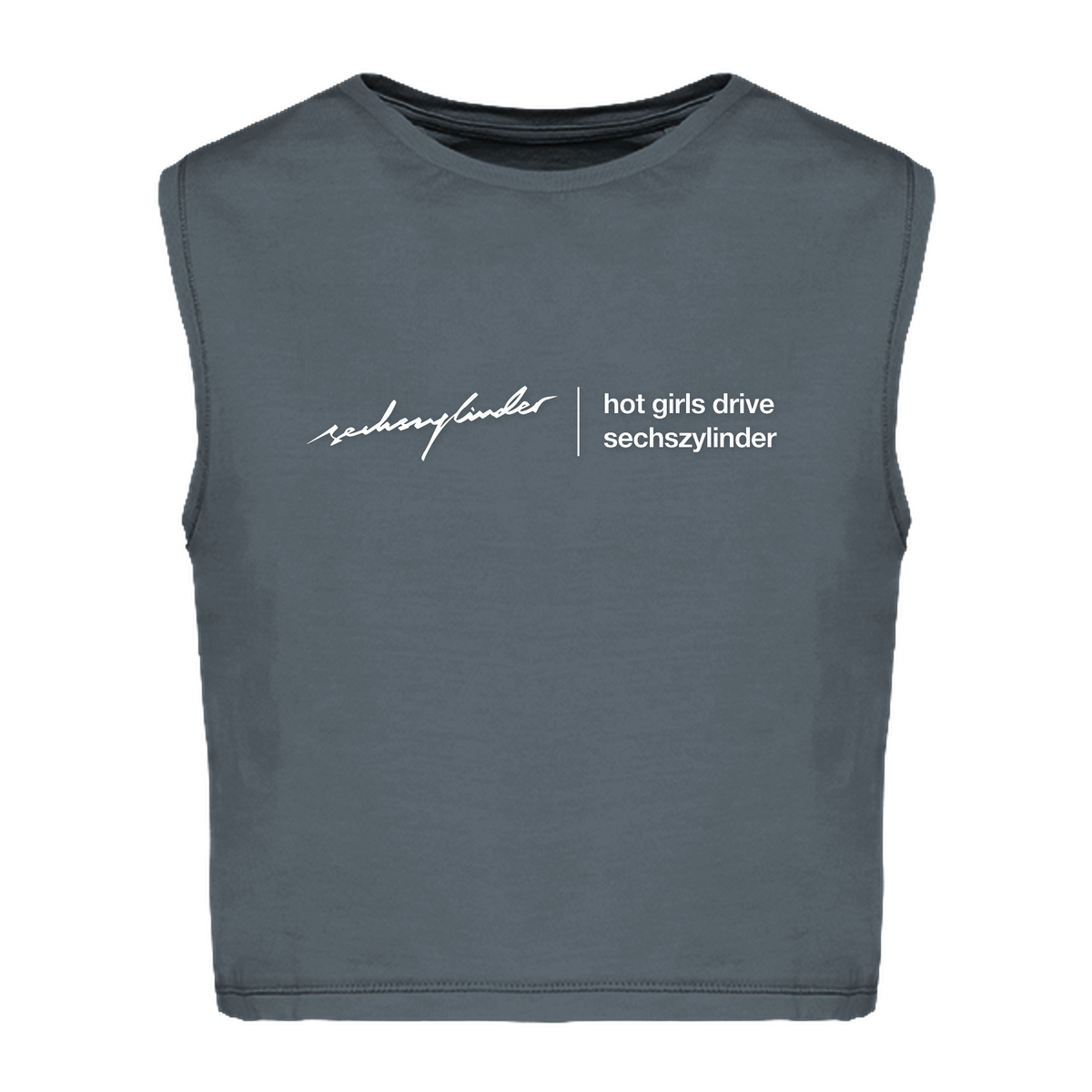 Damen T-Shirt „Hot girls drive Sechszylinder"