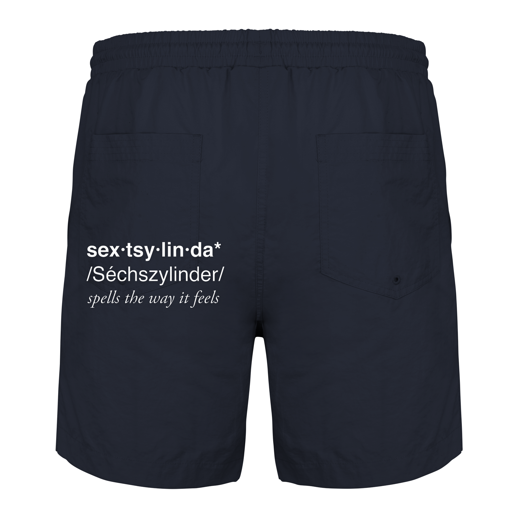 Swim Shorts Navy Blue Rückseite