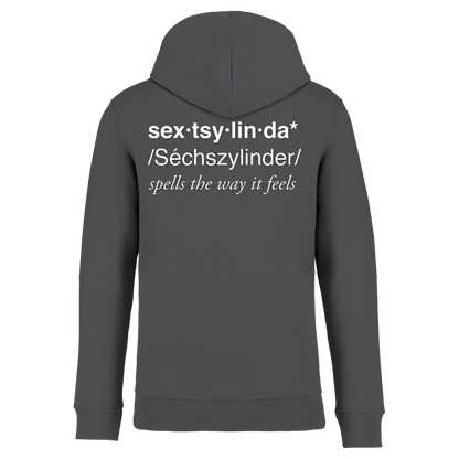 Sextsylinda Hoodie Iron Grey Rückseite