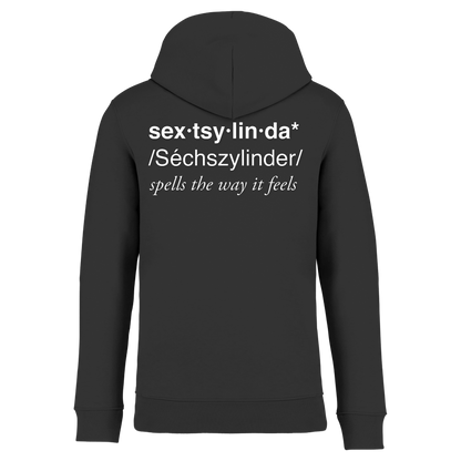 Sextsylinda Hoodie Black Rückseite