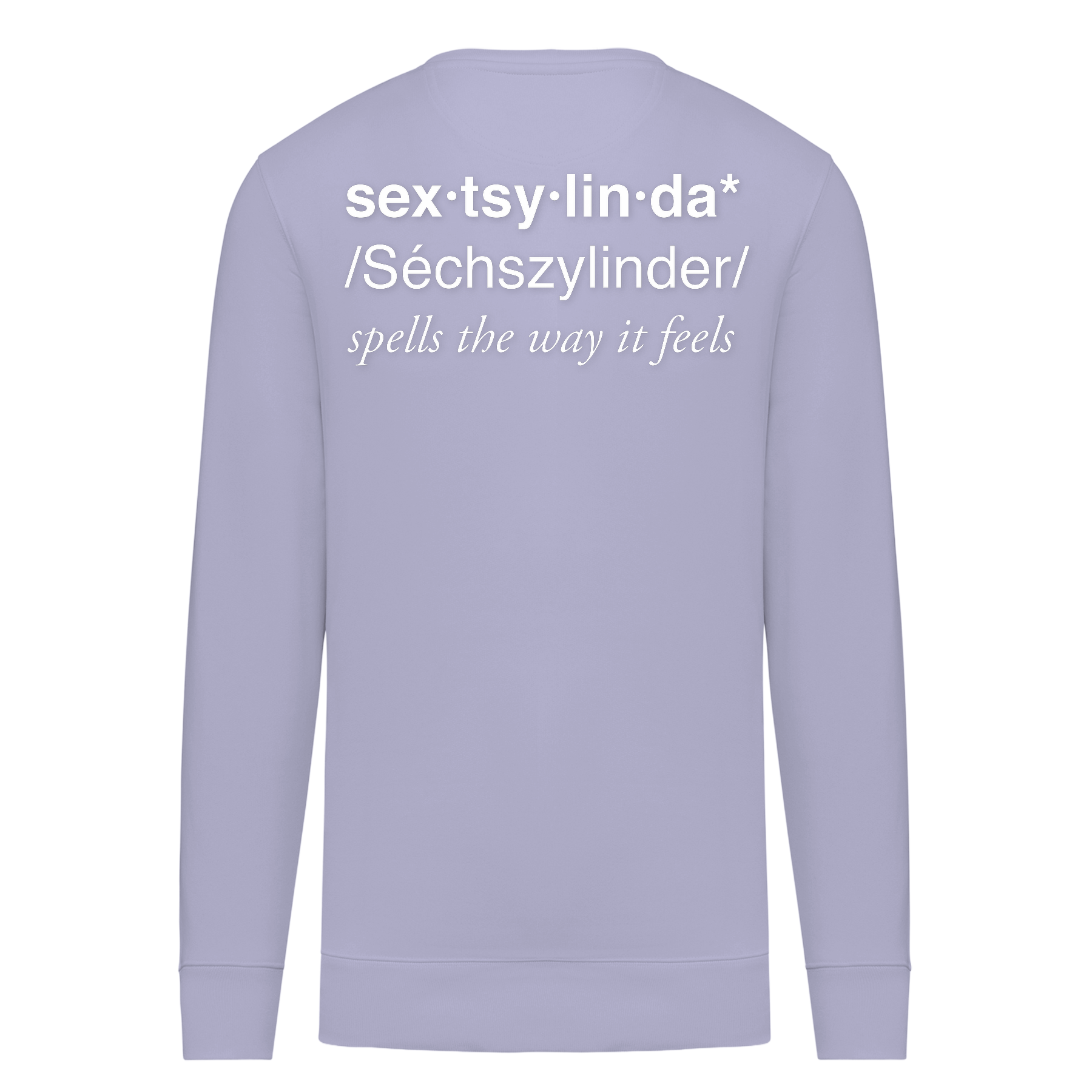 Sextsylinda Sweater Parma Rückseite