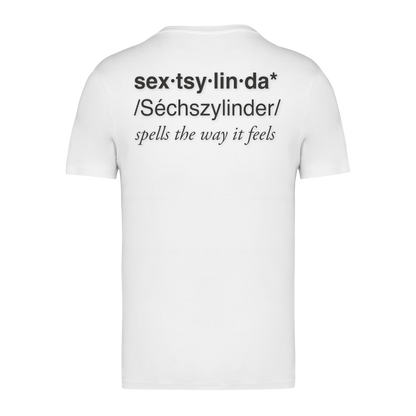 Sextsylinda Shirt White Rückseite