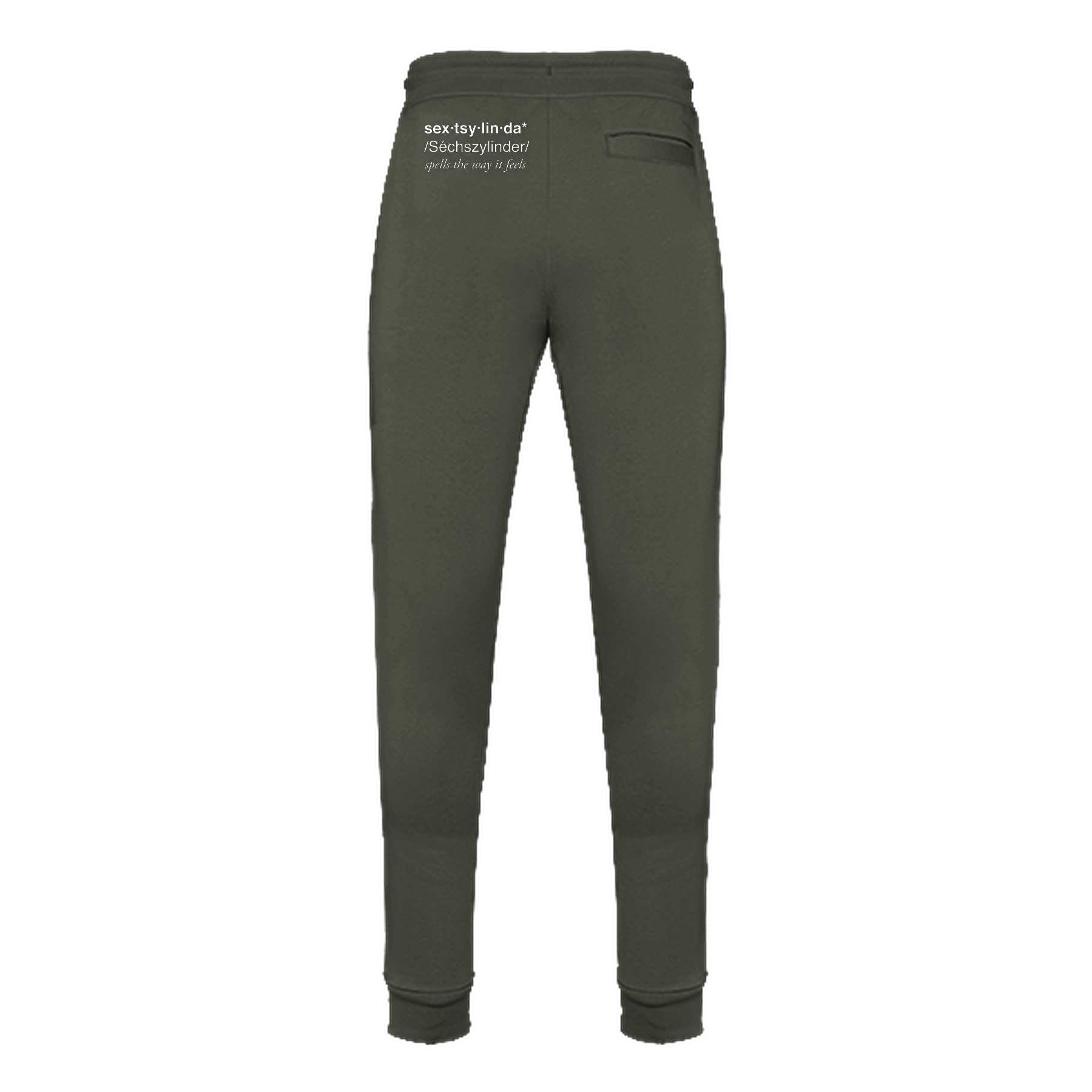 Jogger Organic Khaki Rückseite