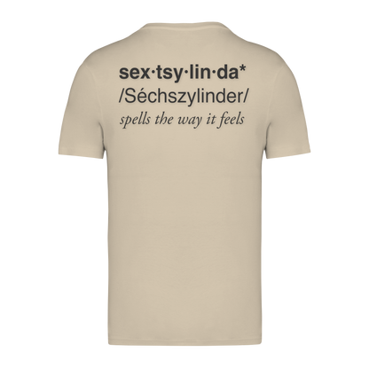 Sextsylinda Shirt Raw Natural Rückseite