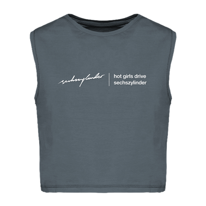 Damen T-Shirt „Hot girls drive Sechszylinder"
