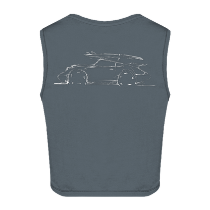 Damen T-Shirt „Hot girls drive Sechszylinder"
