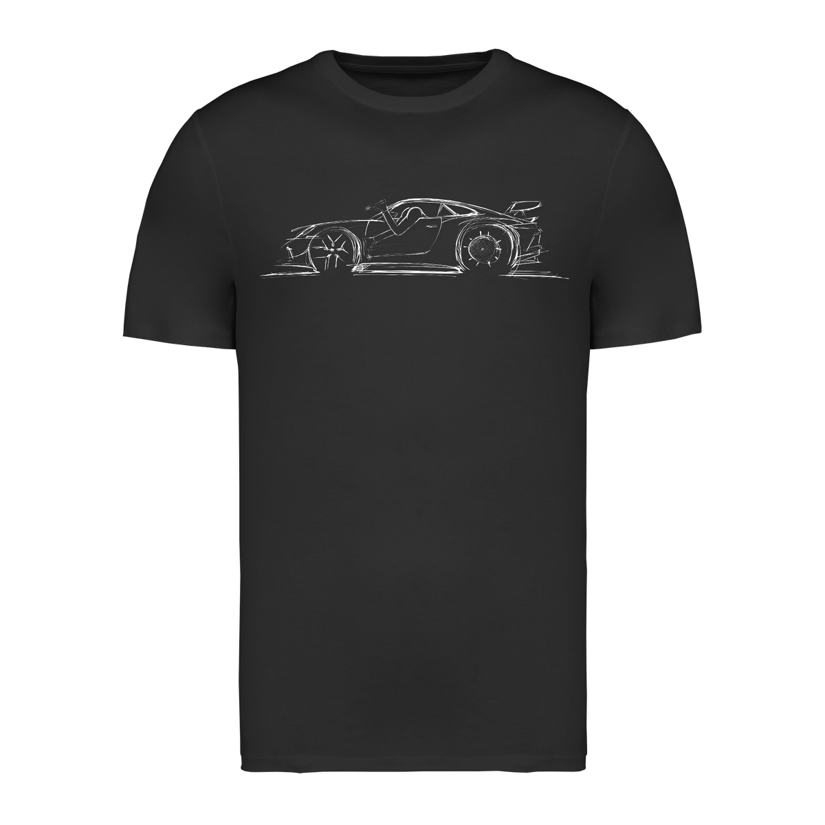 Unisex T-Shirt „Rear View" – GT3 mit Manthey-Kit