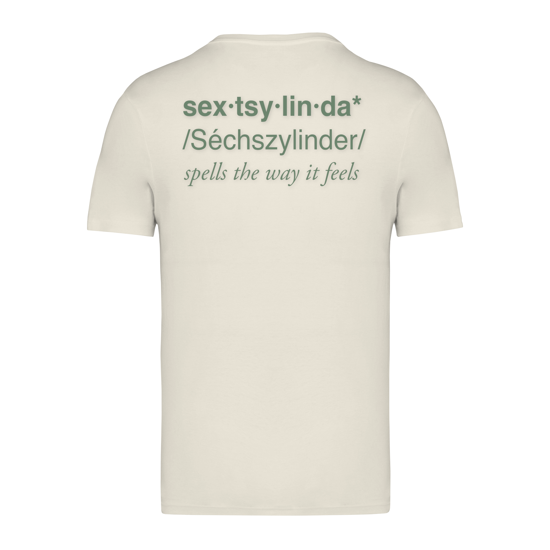 Sextsylinda Green Ivory Rückseite