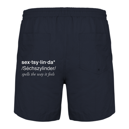 Swim Shorts Navy Blue Rückseite