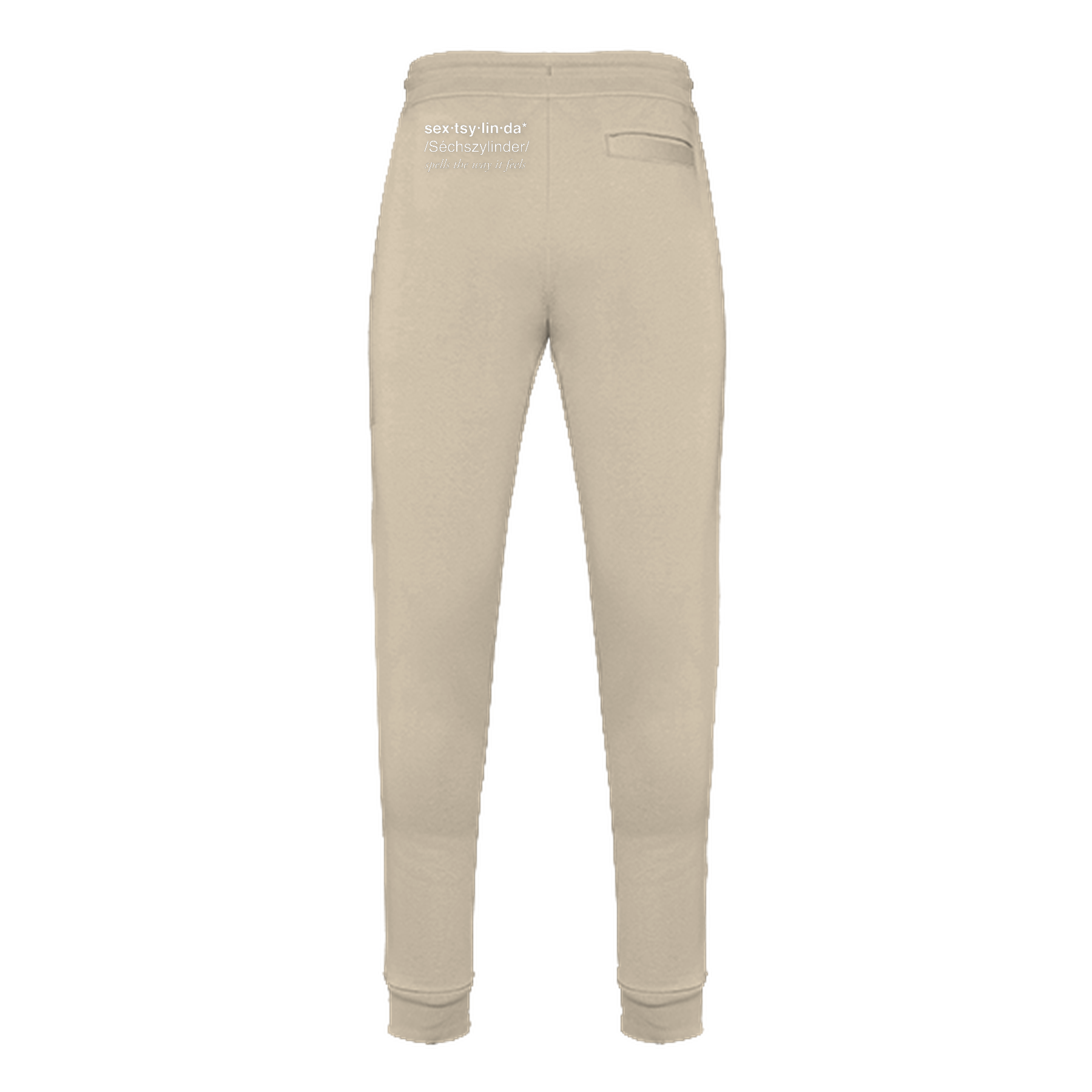 Jogger Raw Natural Rückseite