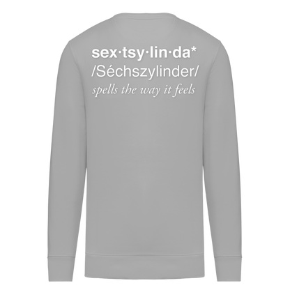 Sextsylinda Sweater Moon Grey Heather Rückseite