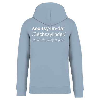 Sextsylinda Hoodie Aquamarine Rückseite