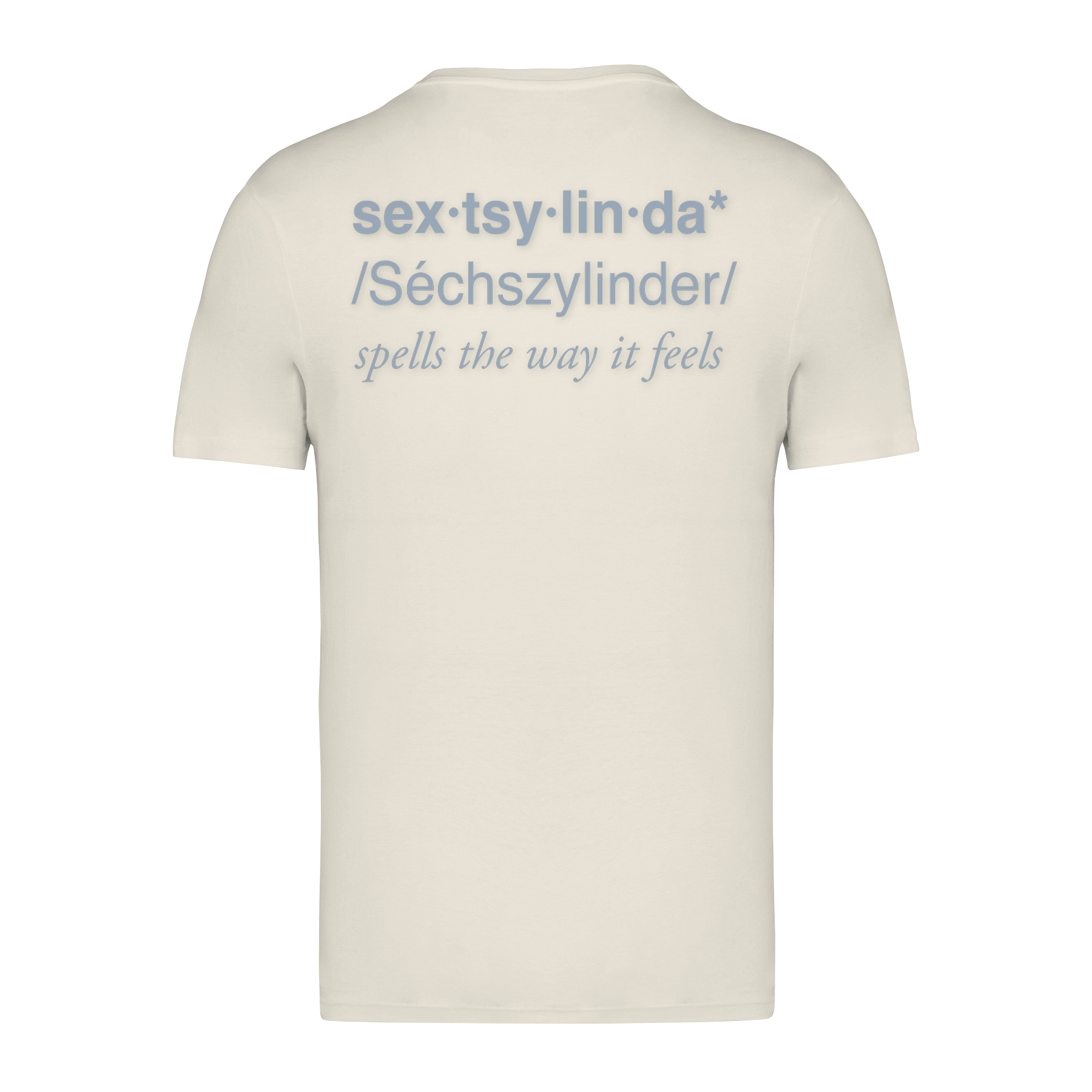 Sextsylinda Blue Ivory Rückseite